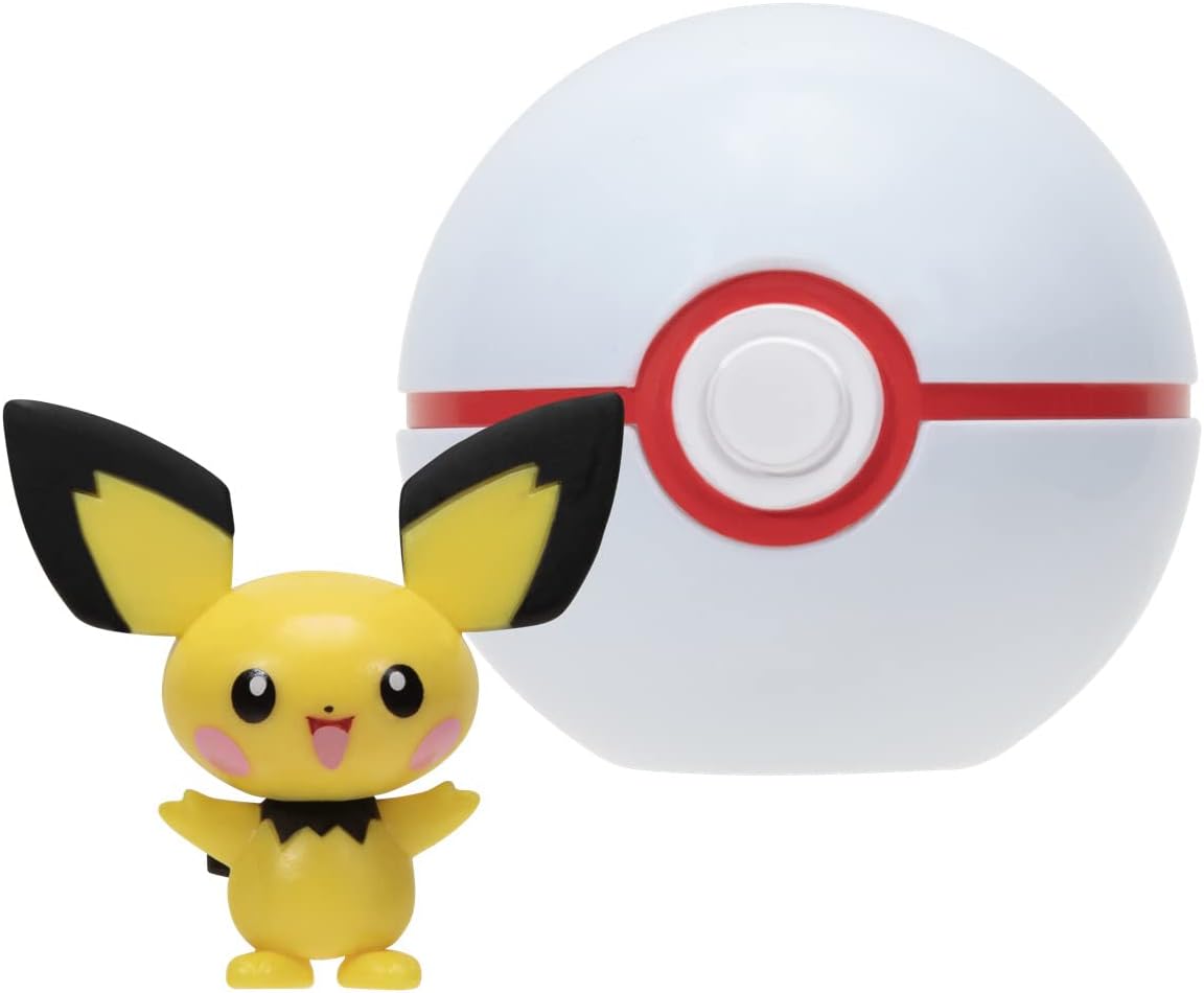 Pokemon Clip N Go - Pichu & Premier Ball