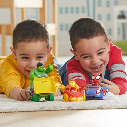 Spidey and His Amazing Friends - Vehicle and Figure Set - Iron Man