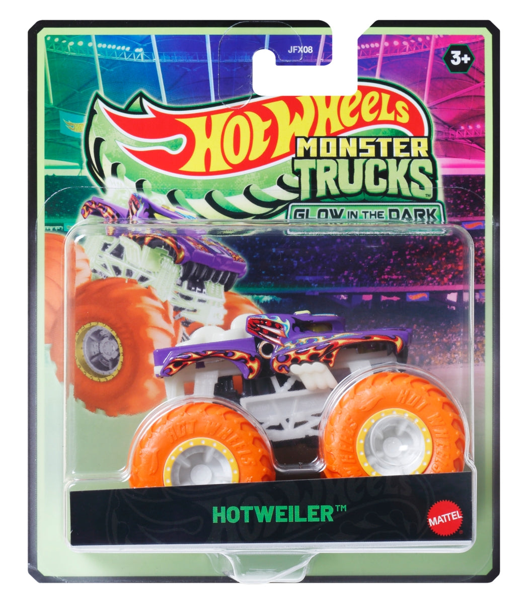 Hot Wheels - Monster Trucks - Glow In The Dark