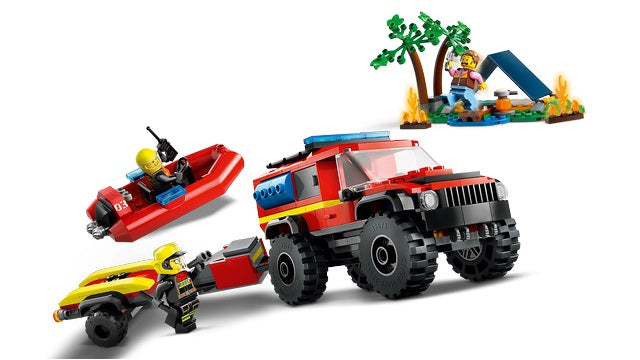 LEGO City - Fire Truck with Rescue Boat (60412)