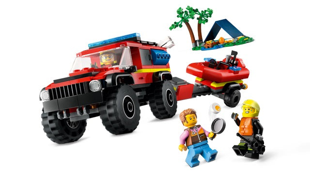 LEGO City - Fire Truck with Rescue Boat (60412)