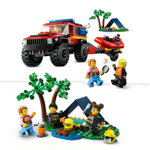 LEGO City - Fire Truck with Rescue Boat (60412)