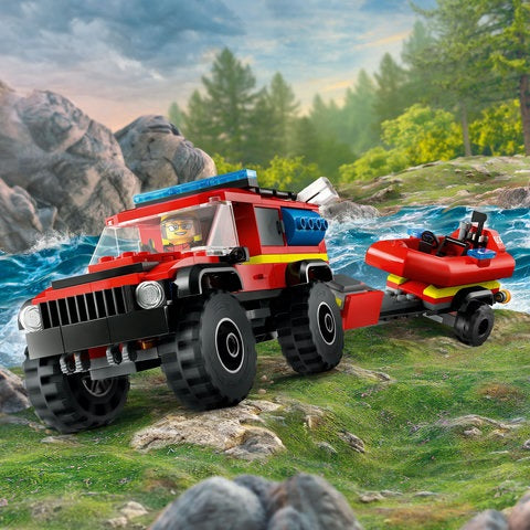 LEGO City - Fire Truck with Rescue Boat (60412)