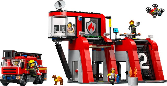 LEGO City - Fire Station with Fire Truck (60414)