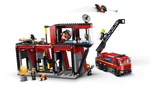 LEGO City - Fire Station with Fire Truck (60414)