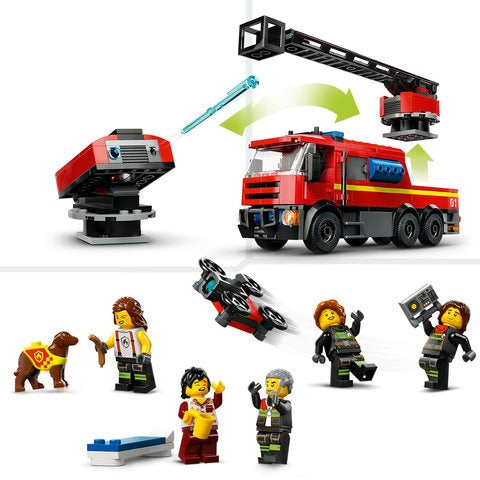 LEGO City - Fire Station with Fire Truck (60414)
