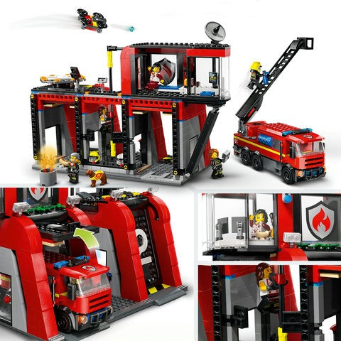 LEGO City - Fire Station with Fire Truck (60414)