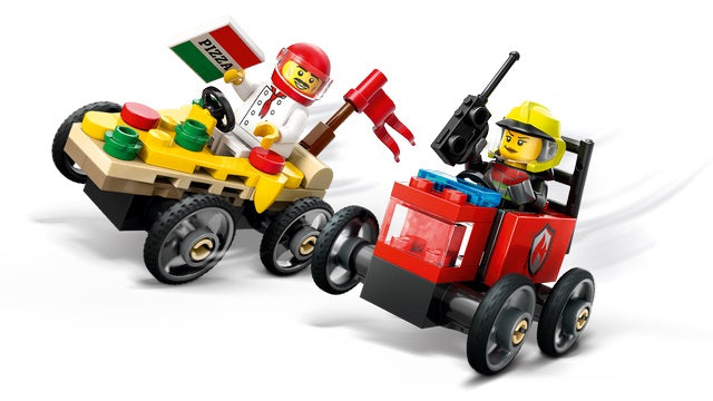 Lego City - Pizza VS Fire Race (60458)