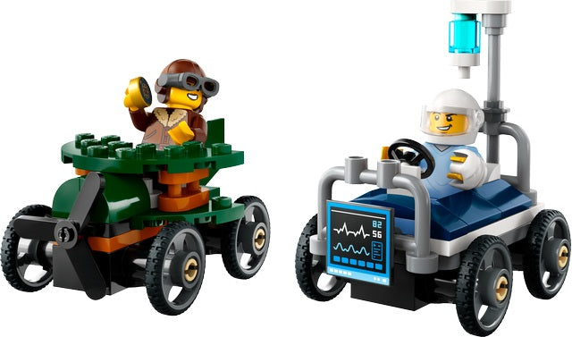 LEGO City - Airplane VS. Hospital Bed Race (60459)