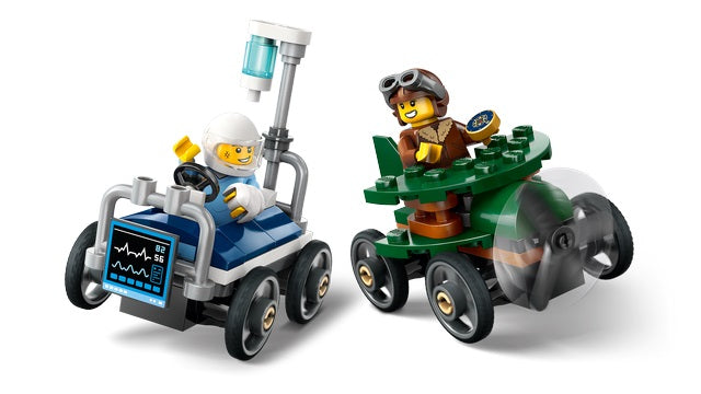 LEGO City - Airplane VS. Hospital Bed Race (60459)