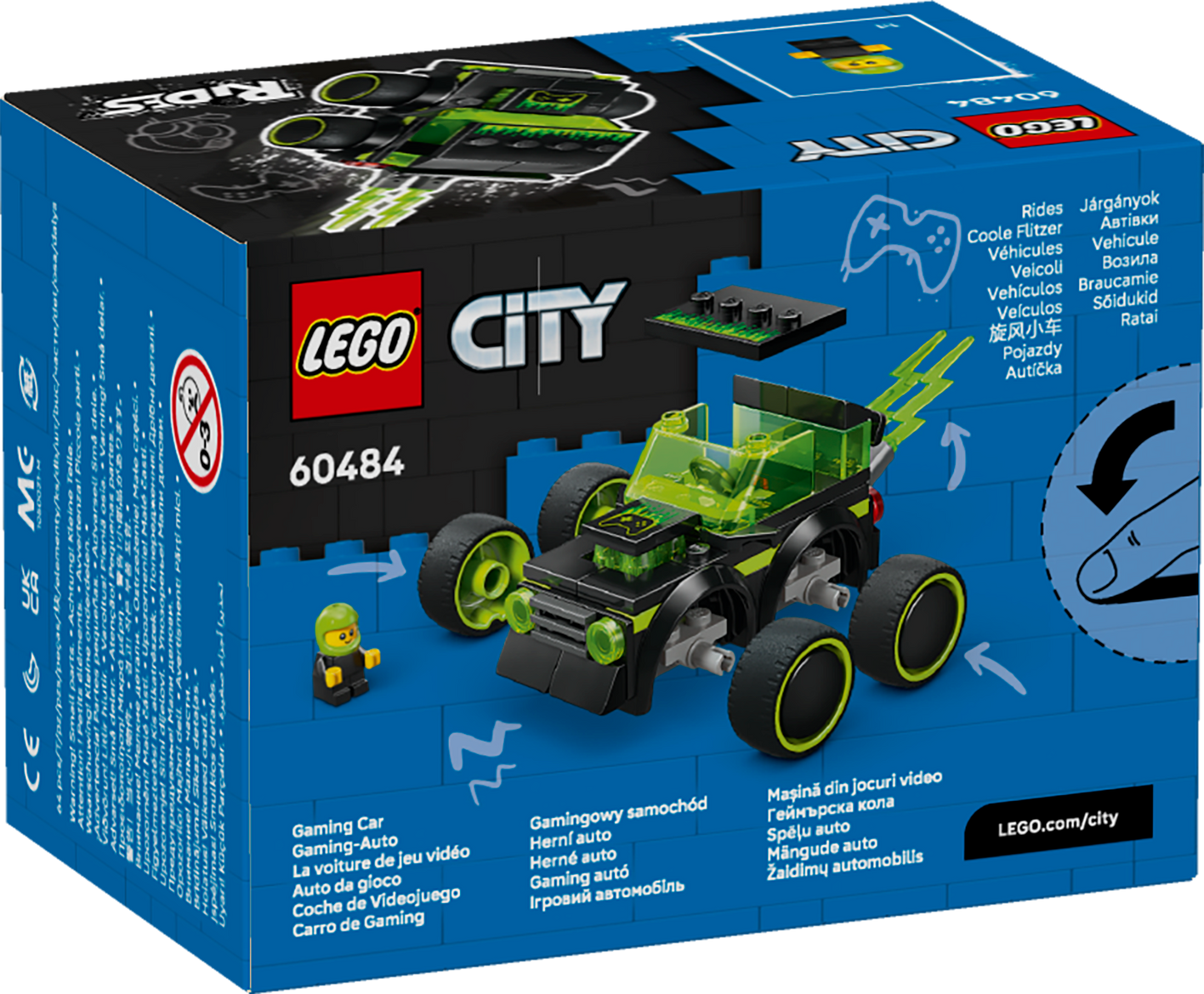 LEGO City Rides - Gaming Race Car (60484)