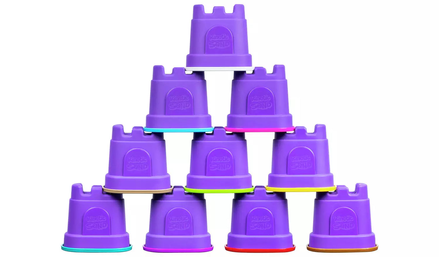Kinetic Sand - Castle Containers 10 Color Pack