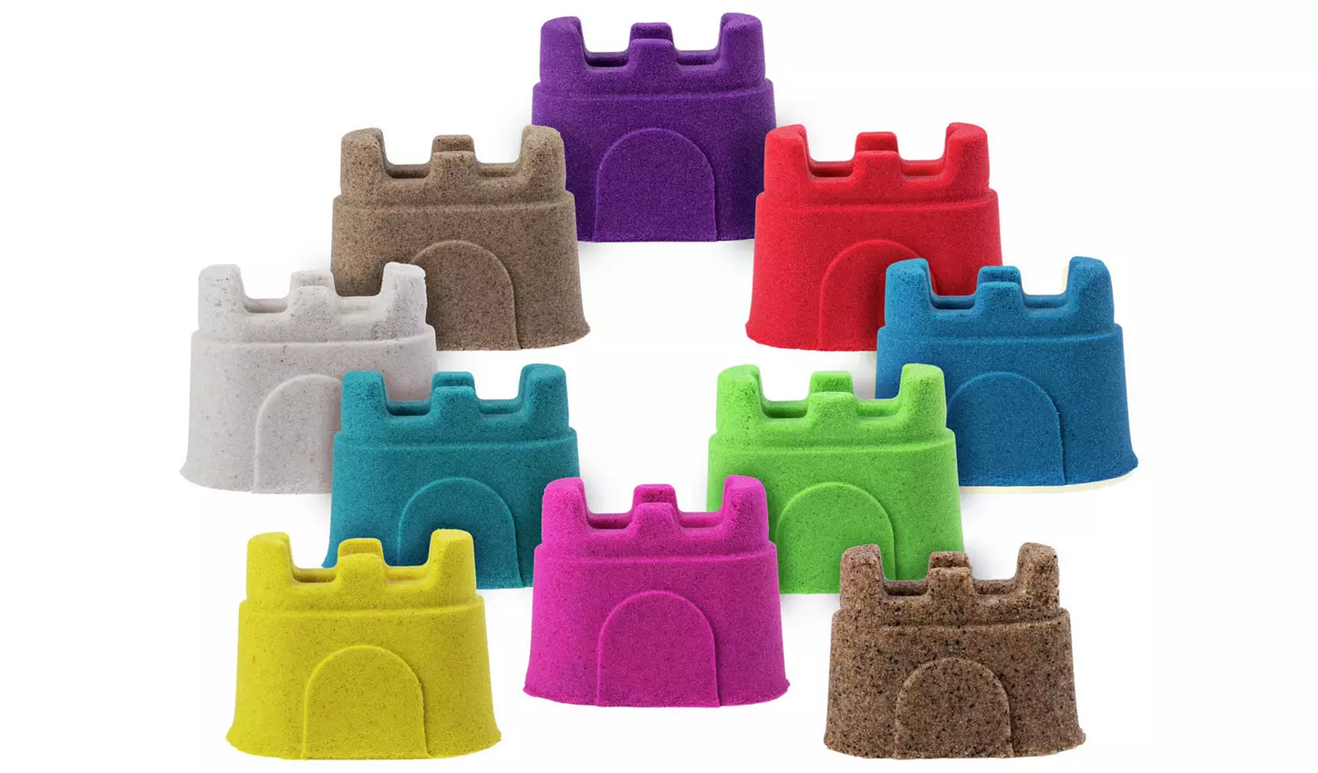 Kinetic Sand - Castle Containers 10 Color Pack
