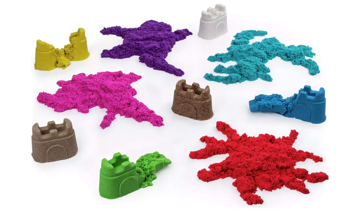 Kinetic Sand - Castle Containers 10 Color Pack