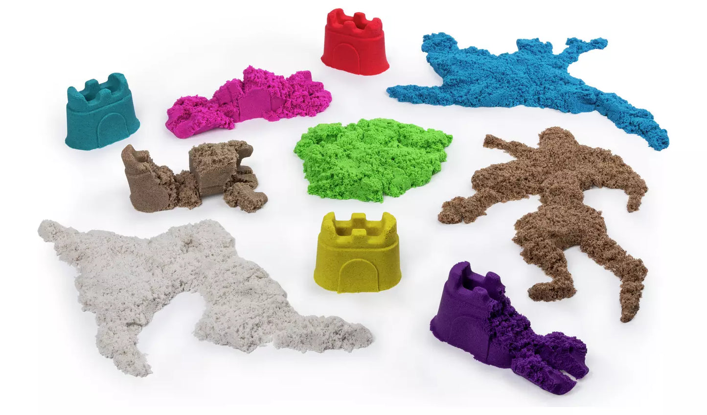 Kinetic Sand - Castle Containers 10 Color Pack