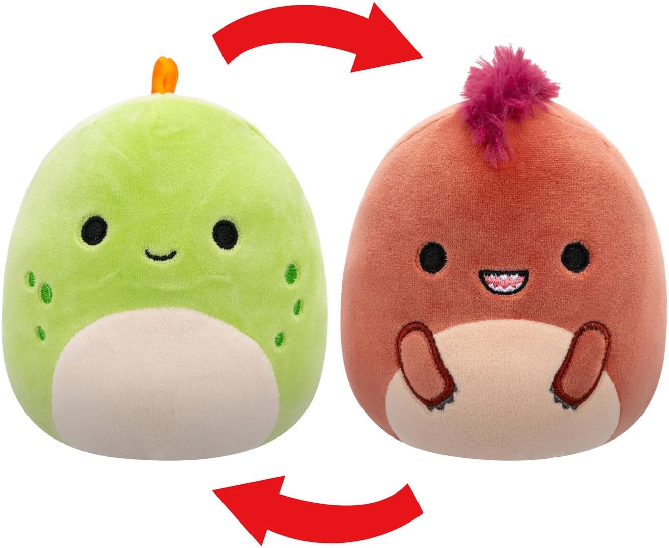 Squishmallows - Flip-A-Mallows Plush, Seanster & Kelly