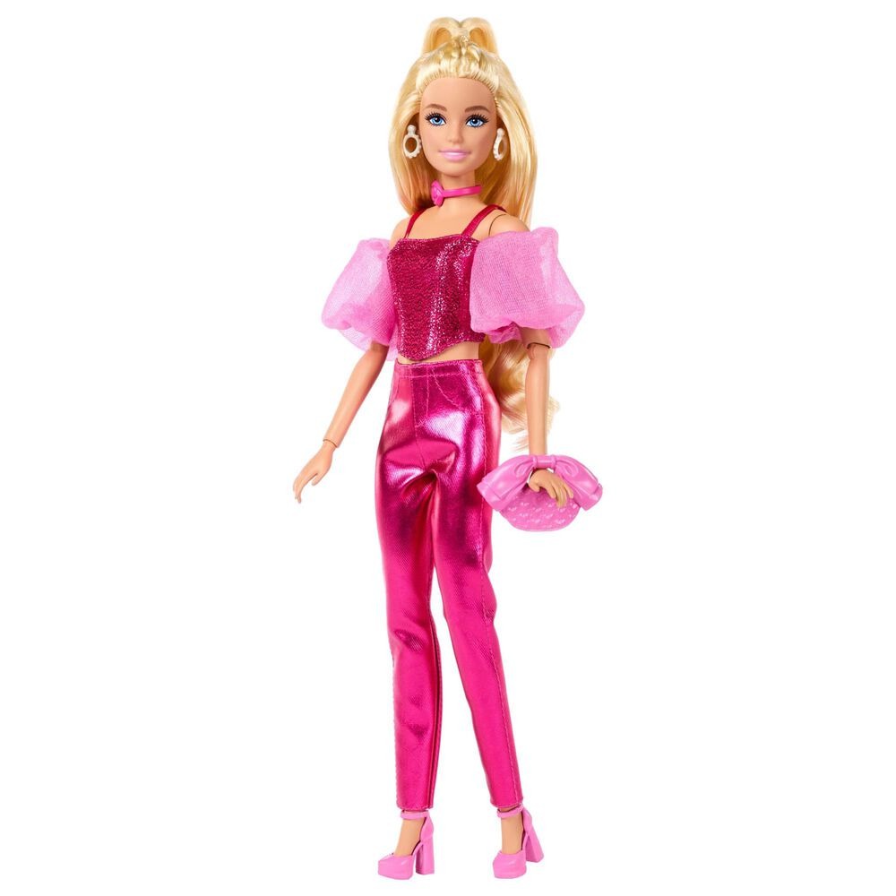 Barbie - Deluxe Style - Metallic Pink Outfit with Corset Top