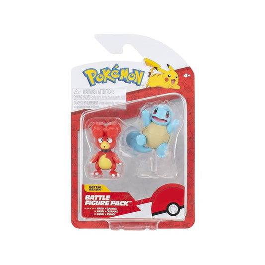 Pokemon Battle Figures - Squirtle & Magby