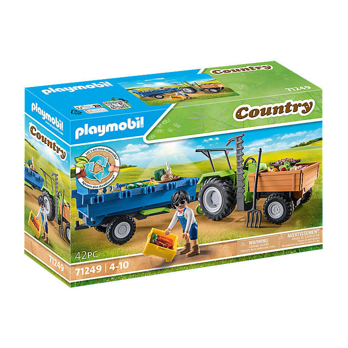 Playmobil - Country Tractor with Trailer