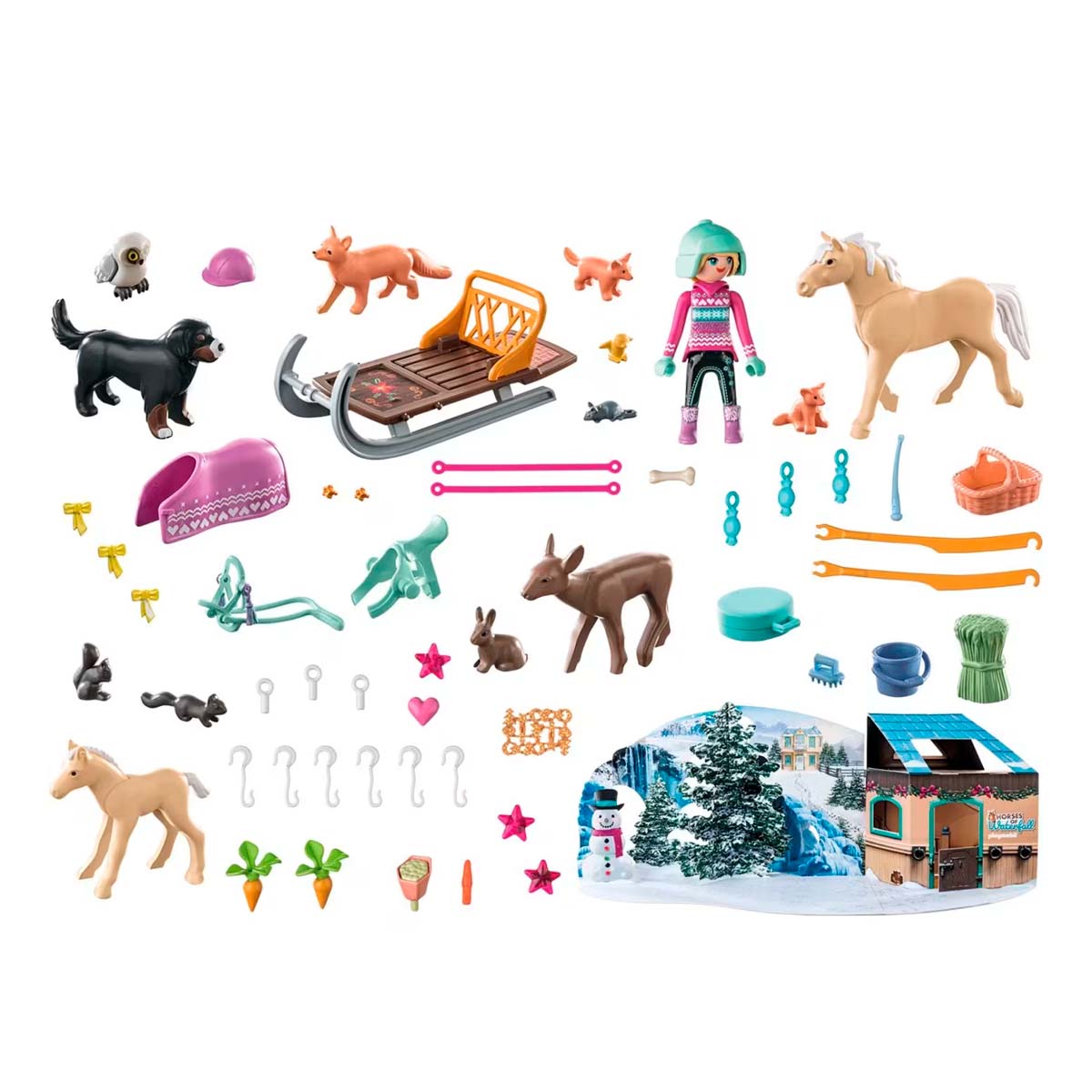 Playmobil Advent Calendar Horses - Christmas Sleigh Ride (71345)