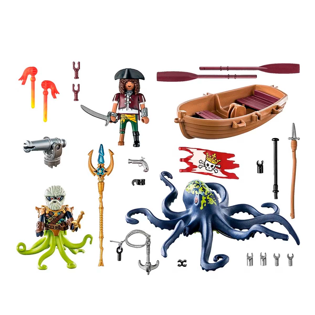 Playmobil Pirates - Battle With The Giant Octopus (71419)