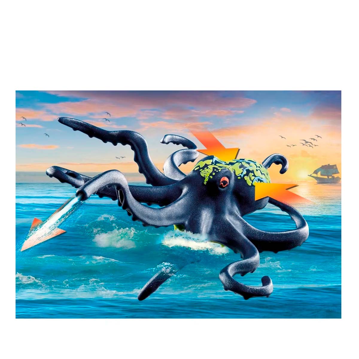 Playmobil Pirates - Battle With The Giant Octopus (71419)