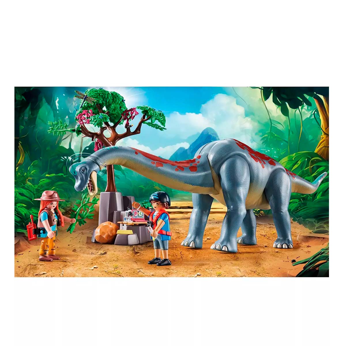Playmobil Dinos - Brachiosaurus With Hovercraft (71819)