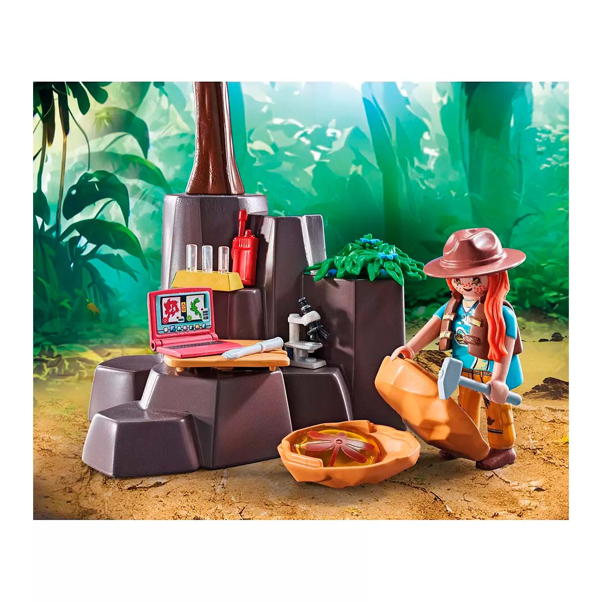 Playmobil Dinos - Brachiosaurus With Hovercraft (71819)