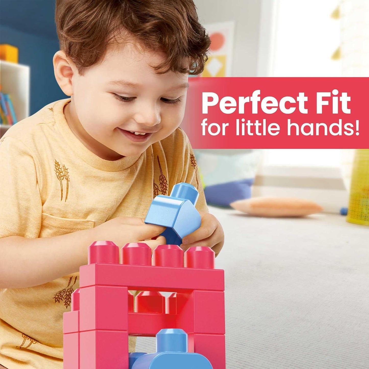Mega Bloks - Building Bag Building Set With 60 Blocks