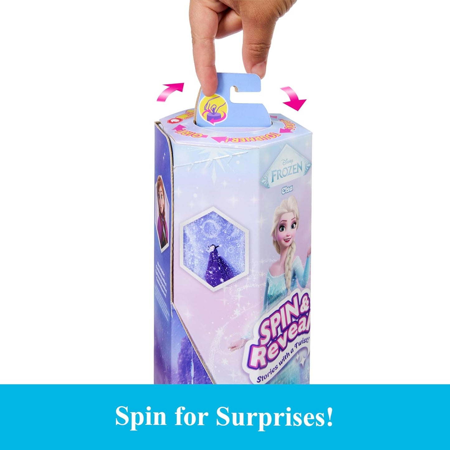 Frozen - Elsa Spin & Reveal Twist Doll