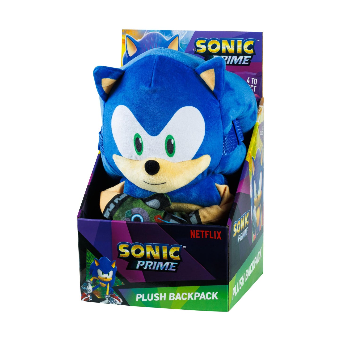 Sonic Prime - Plush Backpack Bag