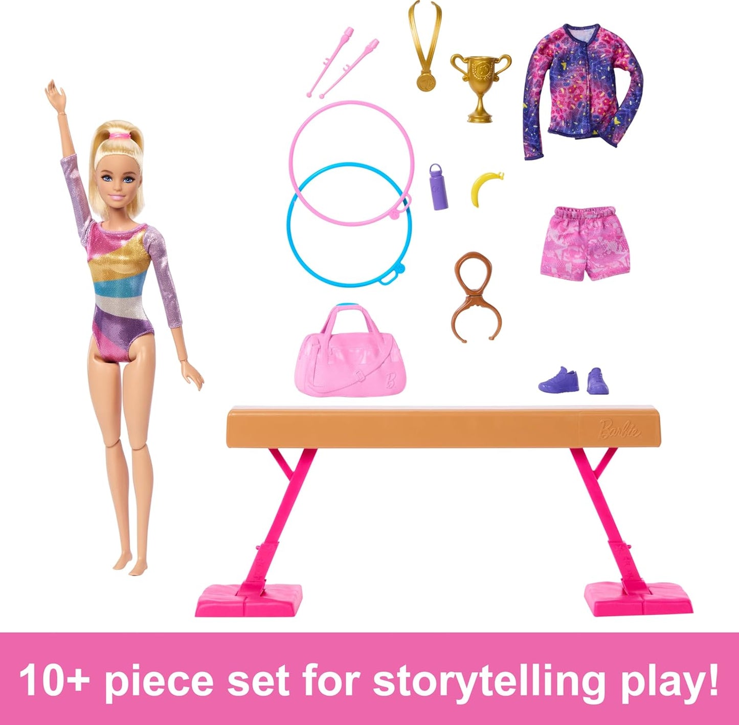 Barbie - Gymnastic Doll & Accesories