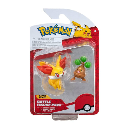 Pokemon Battle Figures - Bonsly & Fennekin
