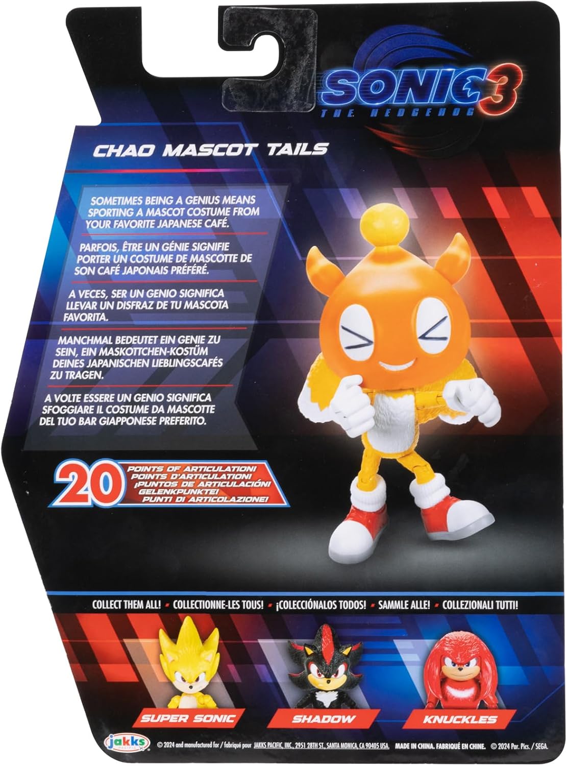 Sonic 3 Movie - Chao Mascot Tails