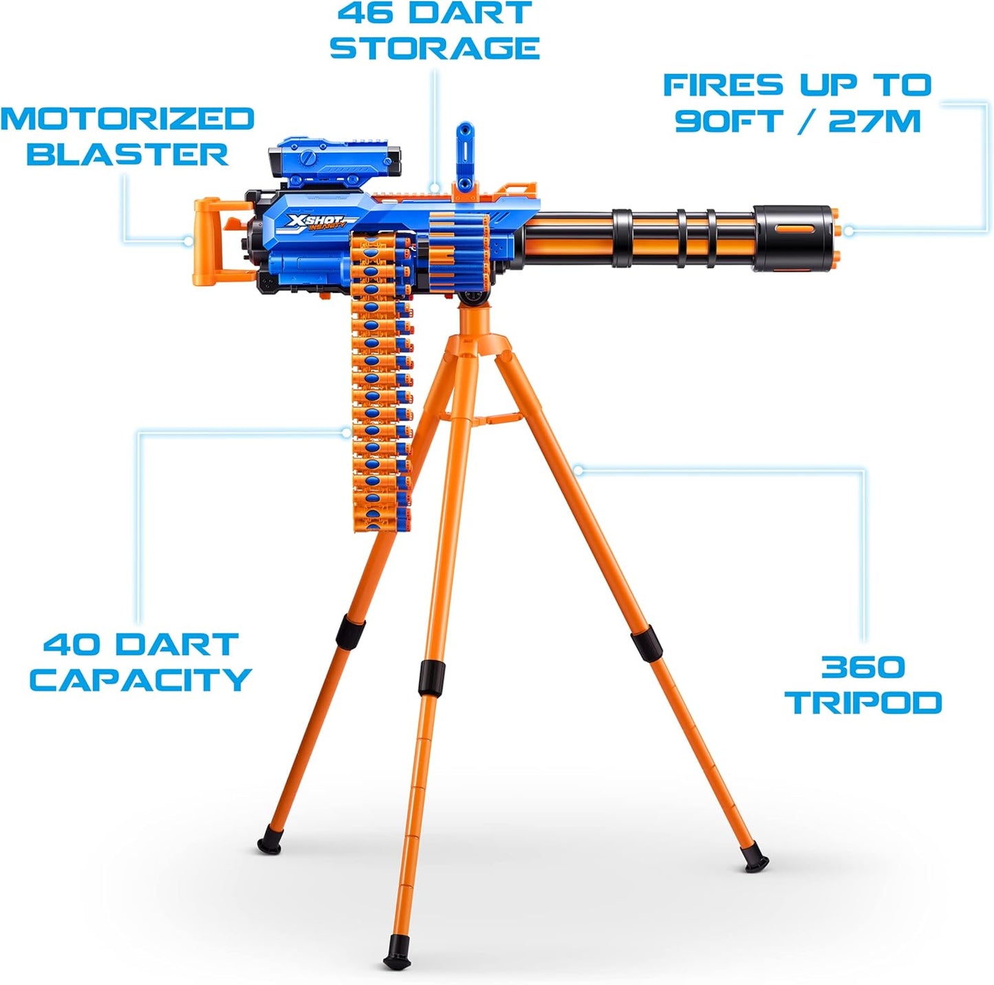 Zuru X-Shot - Insnity S1 Motorized Rage