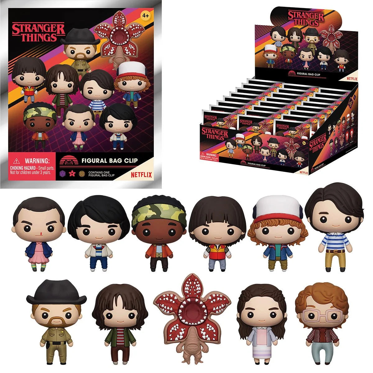 Stranger Things - 3D Figural Foam Bag Clip (Series 4)