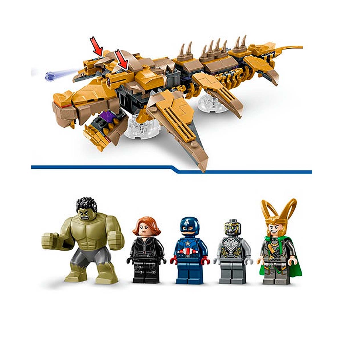 LEGO Marvel - The Avengers VS The Leviathan (76290)