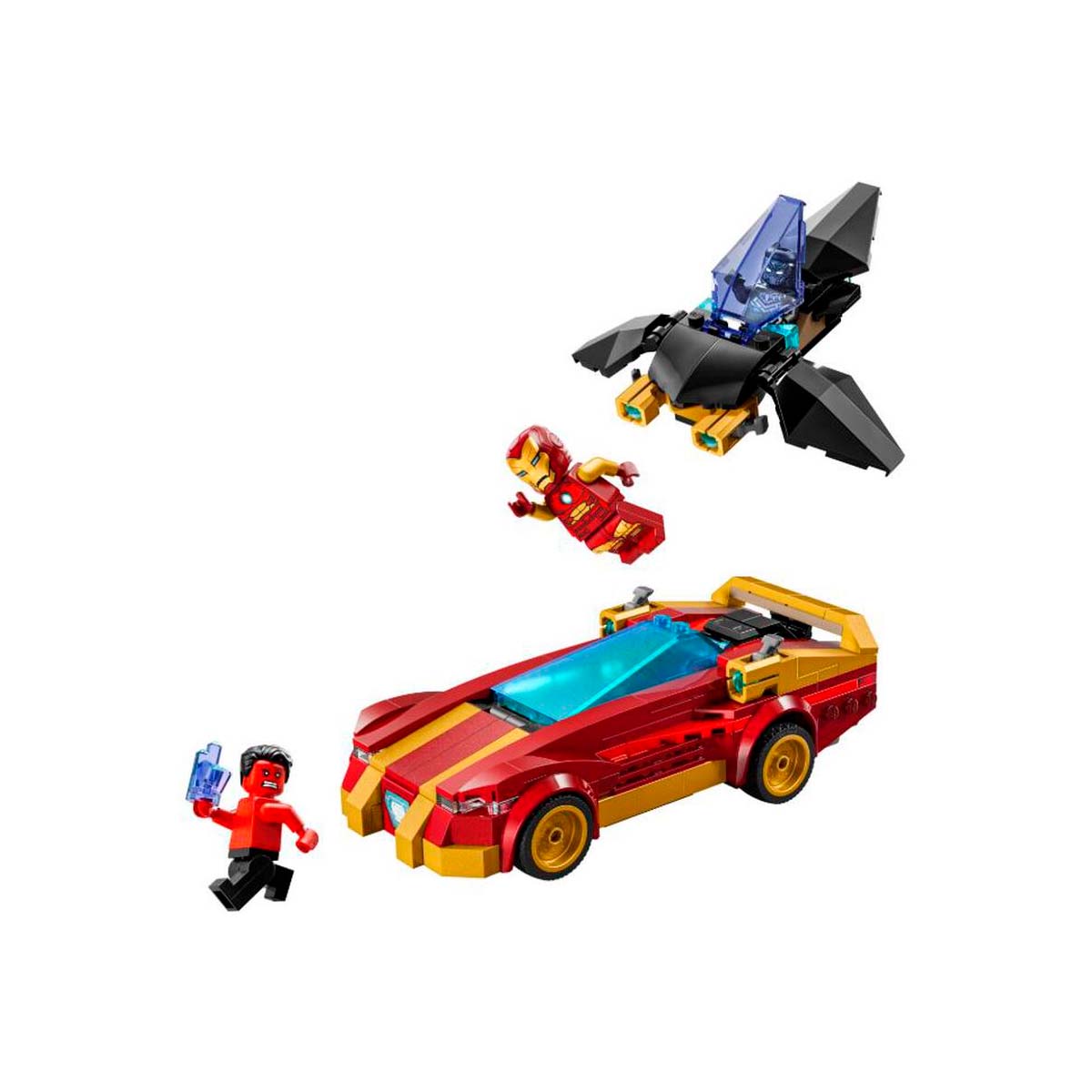 LEGO Marvel - Iron Man Car & Black Panther vs. Red Hulk (76310)