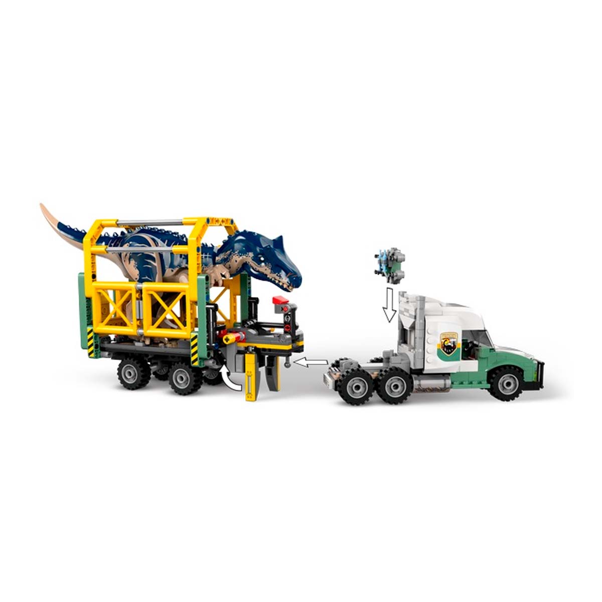 LEGO Jurassic World - Allosaurus Transport Truck (76966)