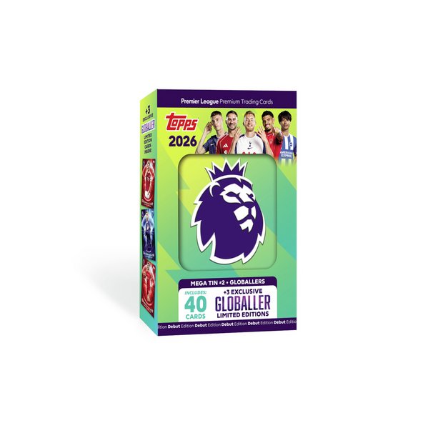 Topps Premier League 2026 - Fame Super Tin Trading Cards