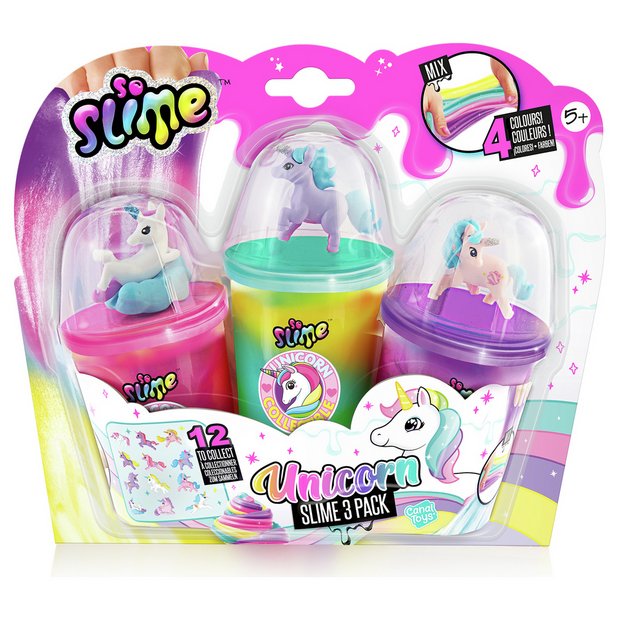 So Slime - Collectable Unicorn-Pack of 3