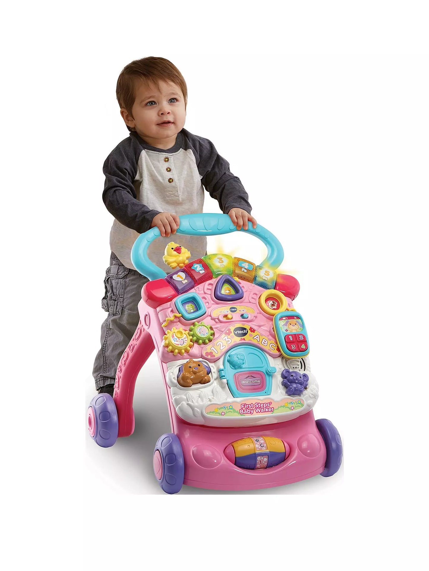 VTech Baby - First Steps Baby Walker Pink