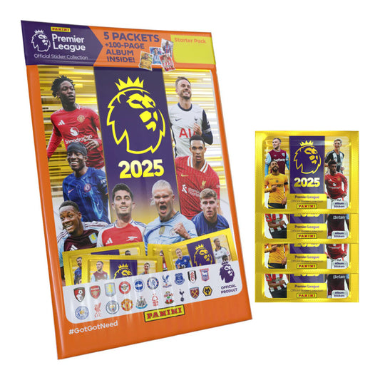 Panini Premier League 2025 - Starter Pack Trading Cards