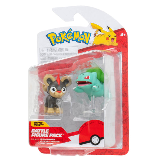 Pokemon Battle Figures - Bulbasaur & Litleo