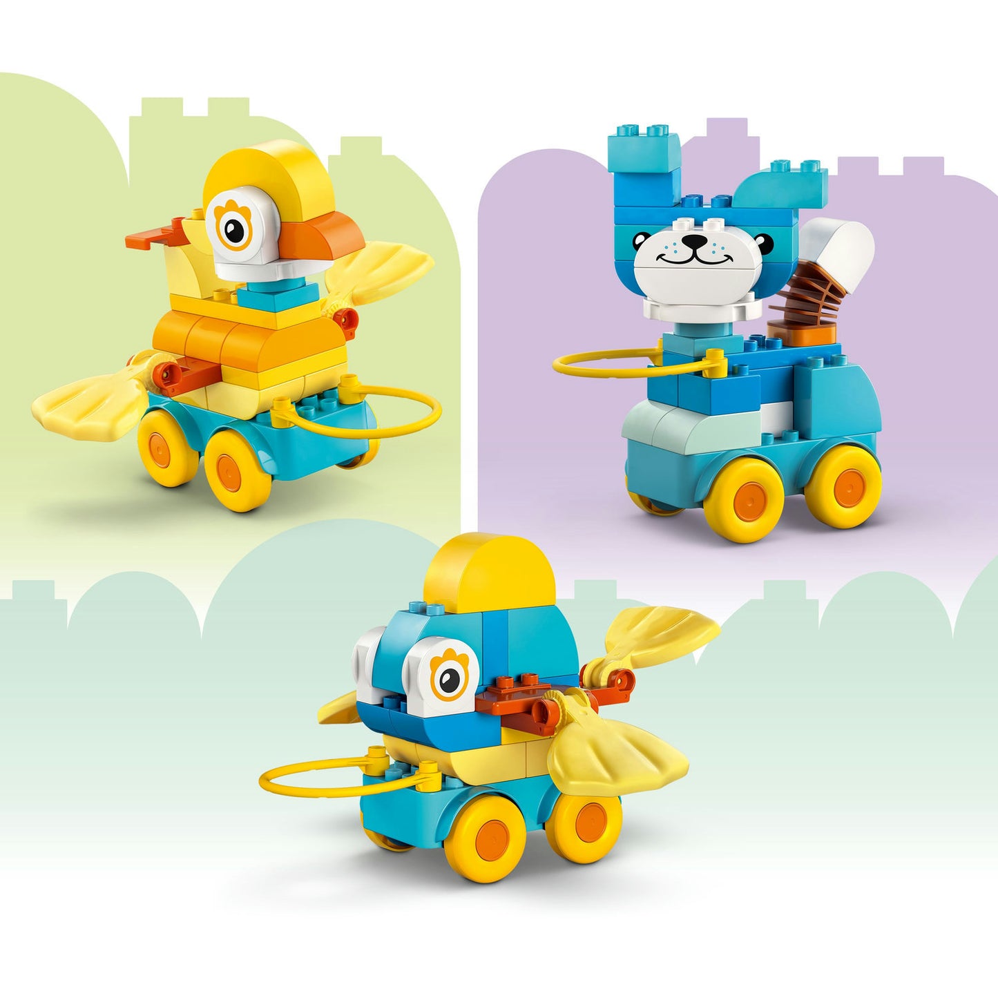 LEGO Duplo - 3 in 1 Animals on Wheels (10448)