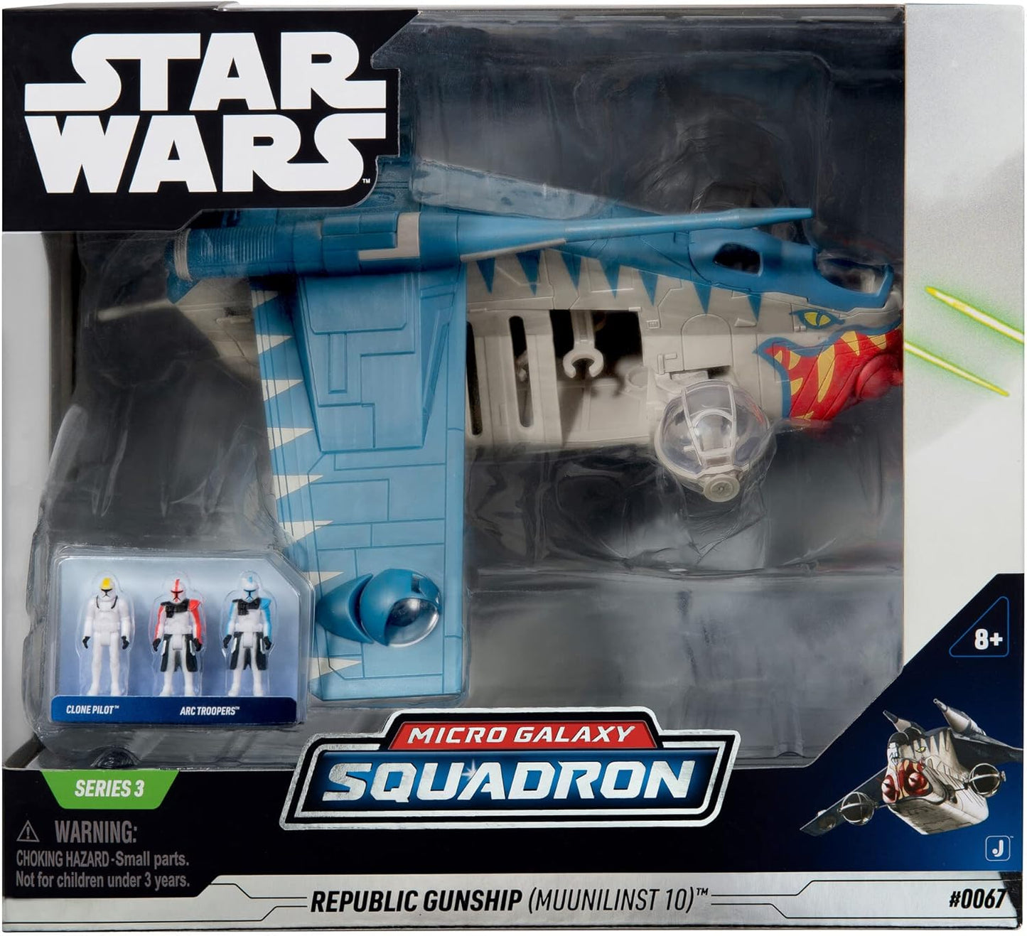 Star Wars - 8" Squadron Republic Vehicle & Figure