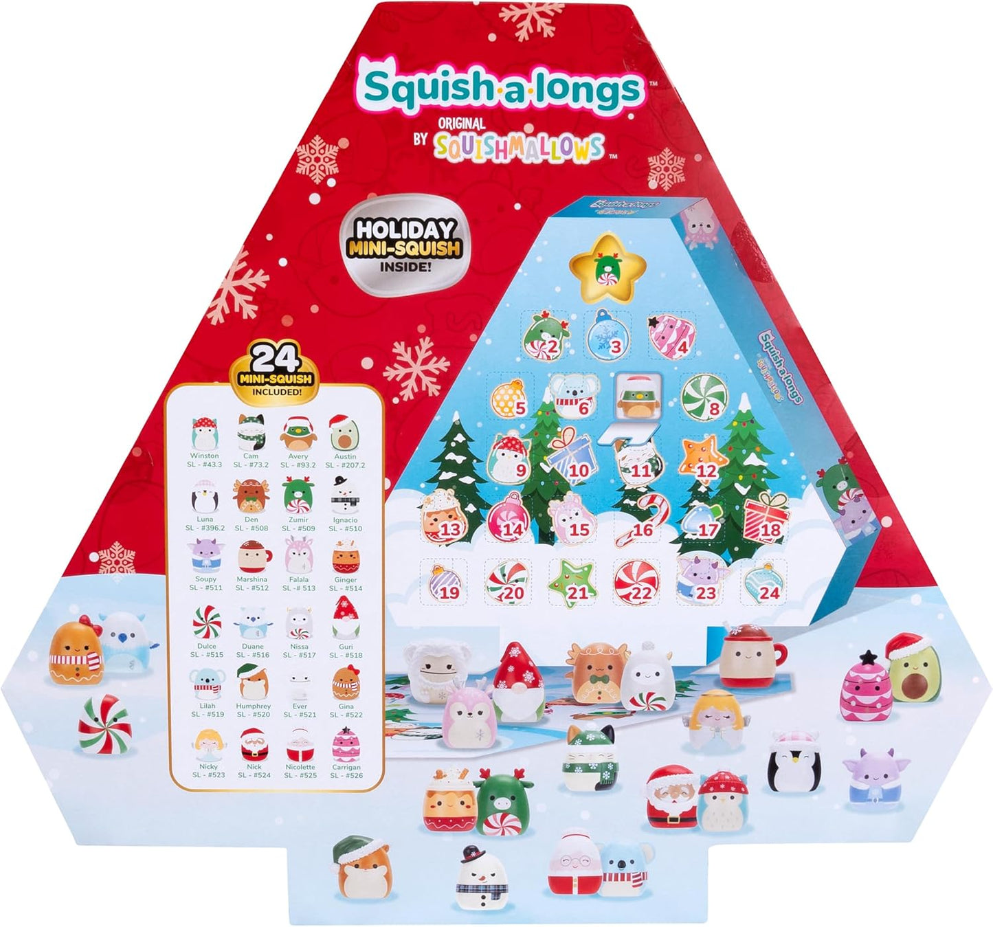 Squishmallows - Squish a Longs - Christmas Advent Calendar
