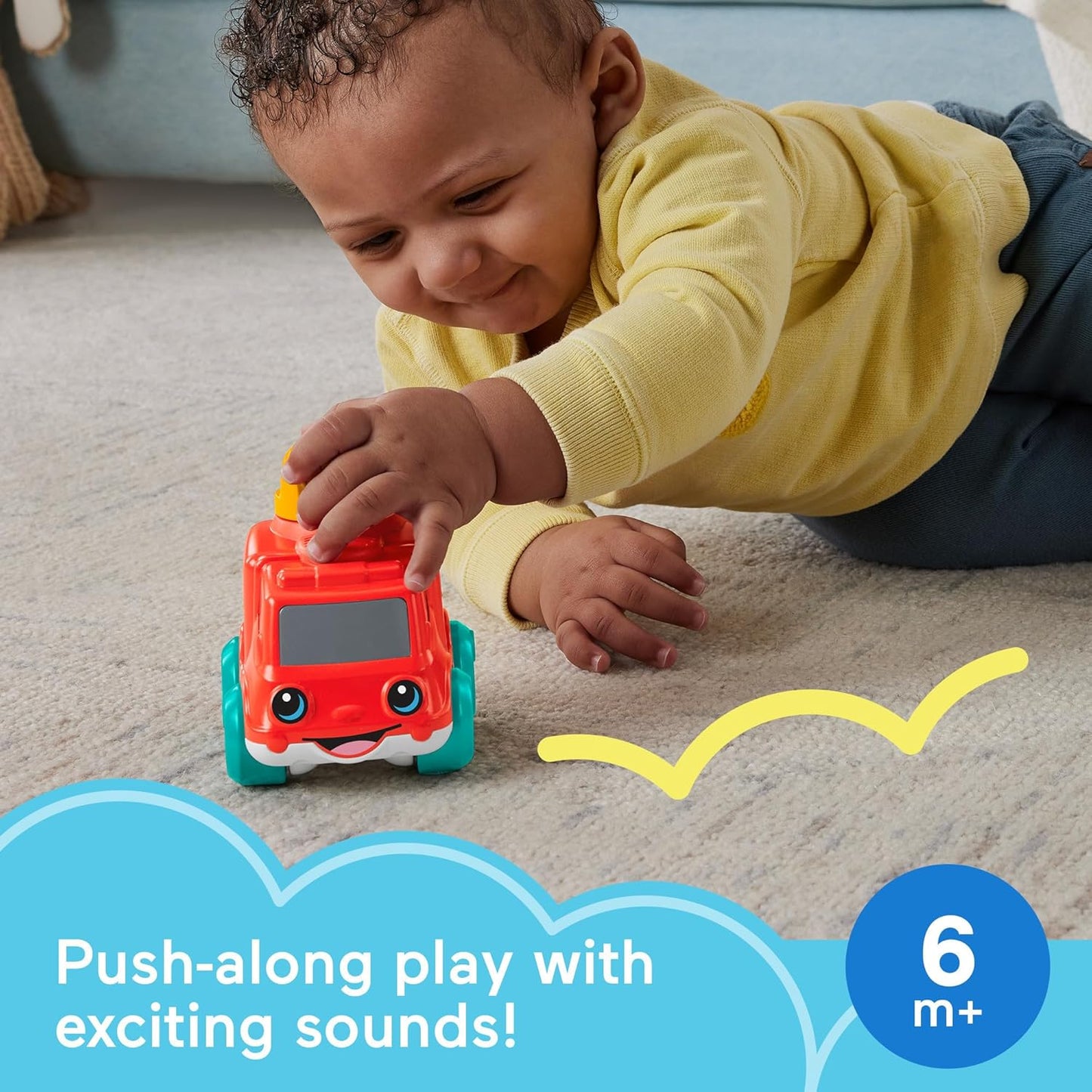 Fisher-Price - Poppity Pop Push Along - Fire Truck