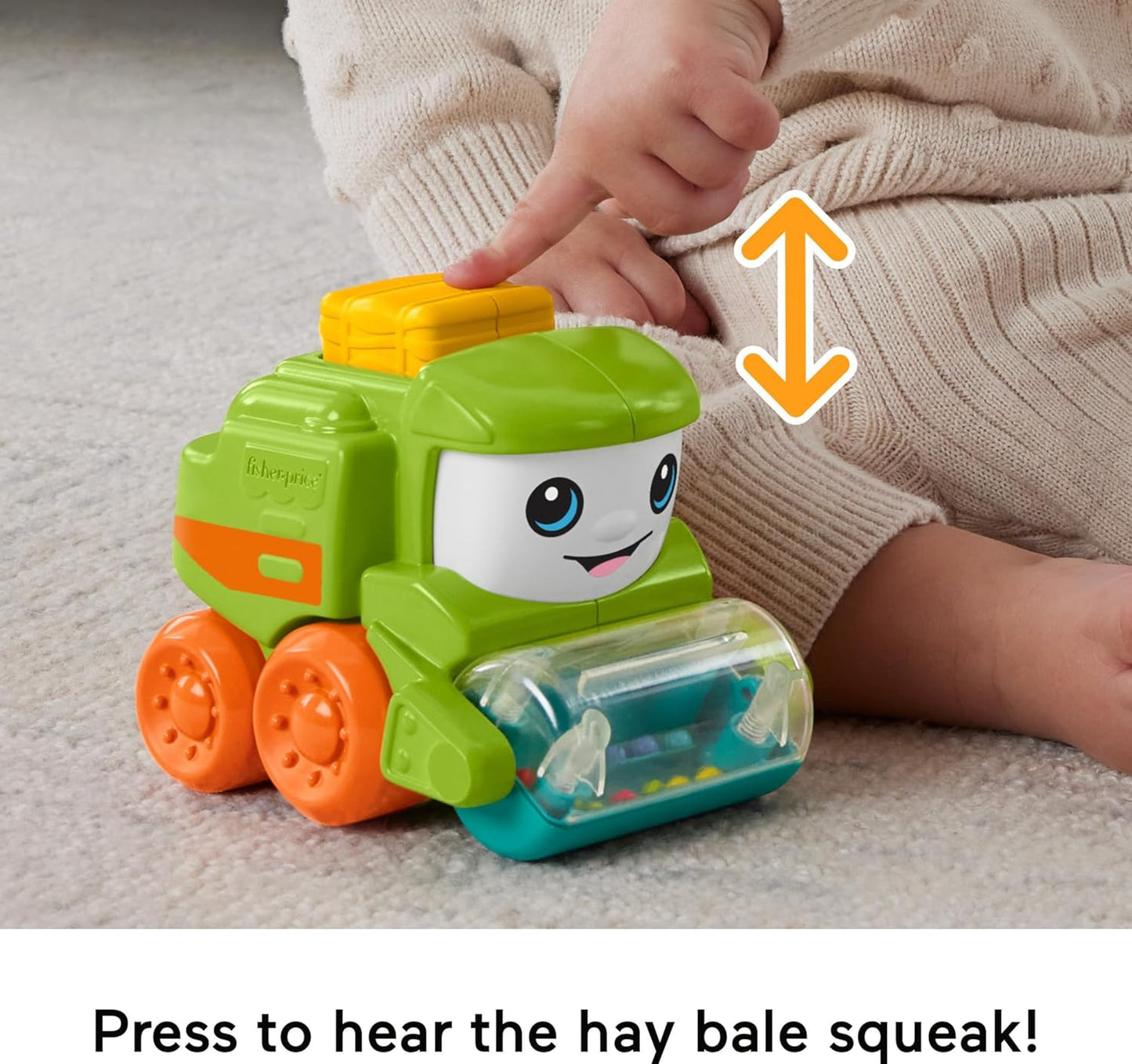 Fisher-Price - Poppity Pop Push Along - Tractor