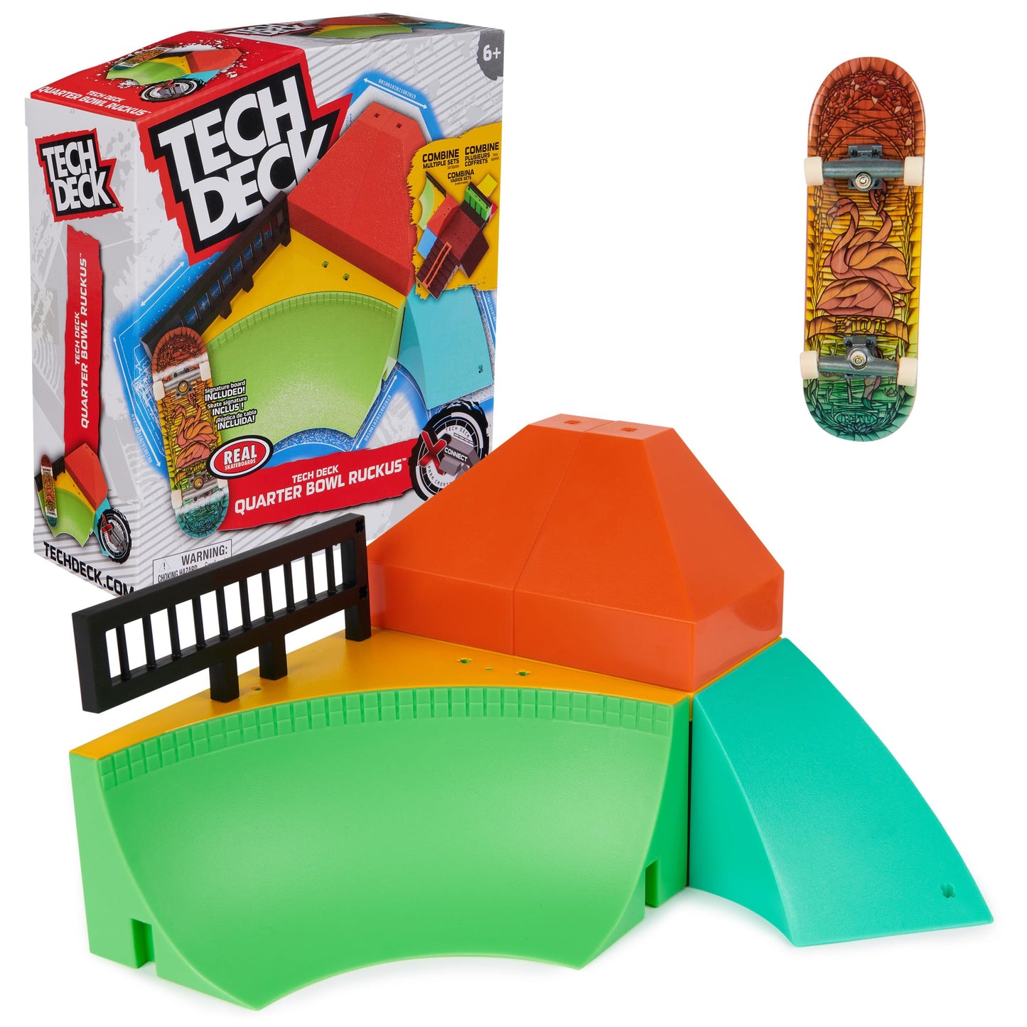 Tech Deck - Quarter Bowl Ruckus X-Connect Park Creator